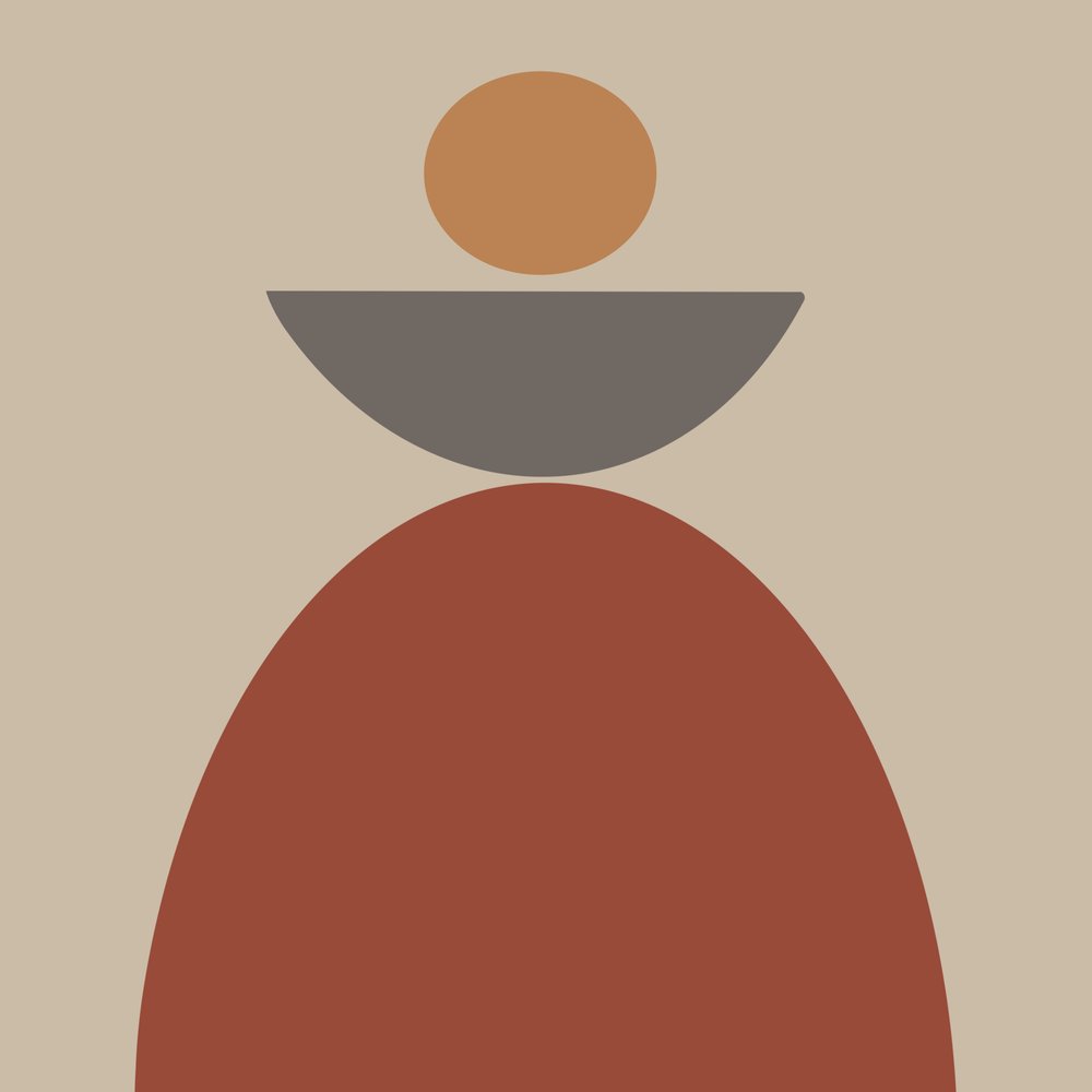 Earthy Balance Shapes by Studio Palette