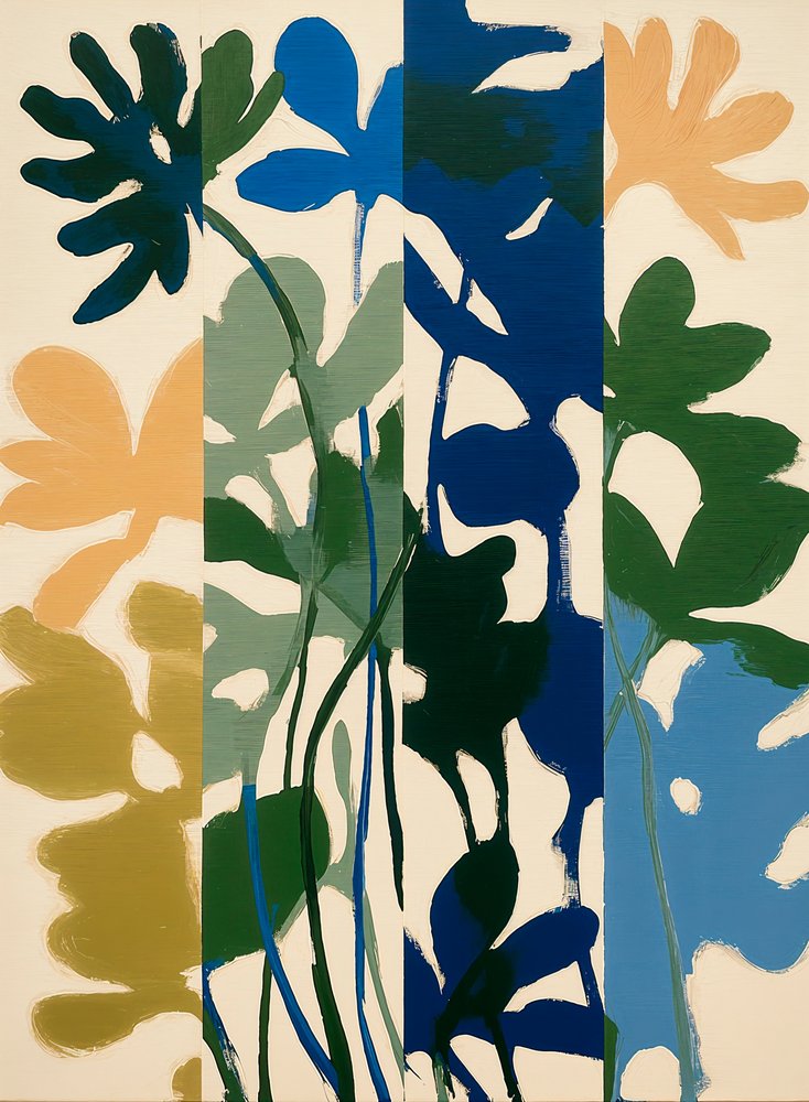 Floral Color Blocks by Studio Palette