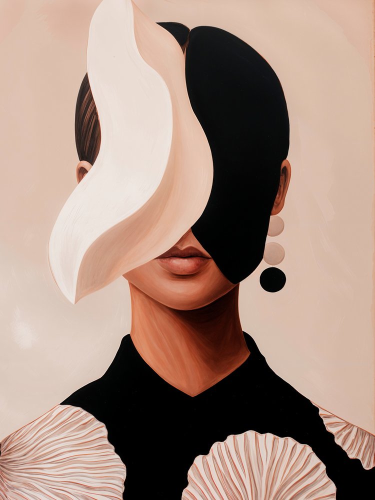Flowing Abstract Portrait by Studio Palette
