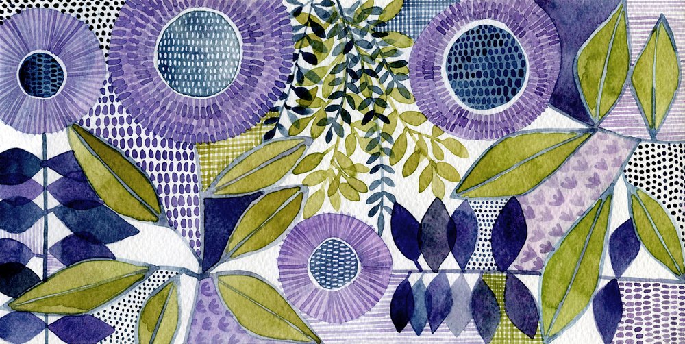Vibrant Floral Patterns by Susan Black