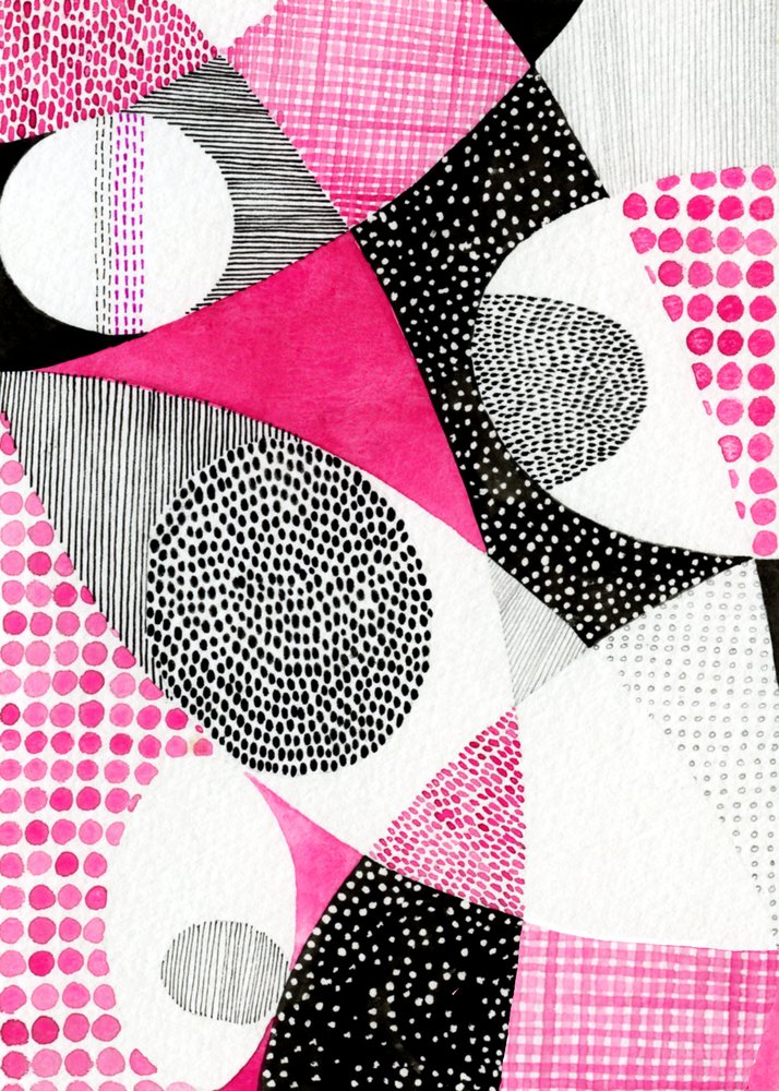 Vibrant Geometric Patterns by Susan Black
