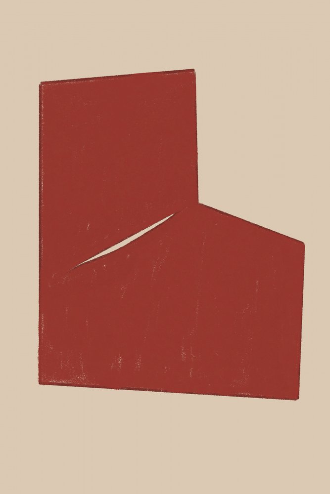 Bold Red Cut by THE MIUUS STUDIO