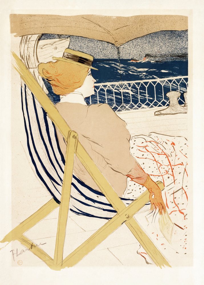 The Passenger of 54 (1896) by TOULOUSE LAUTREC