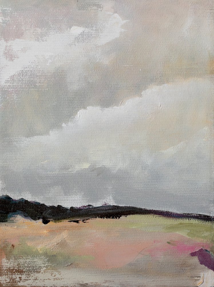 Serene Cloudy Landscape by Tamar Green