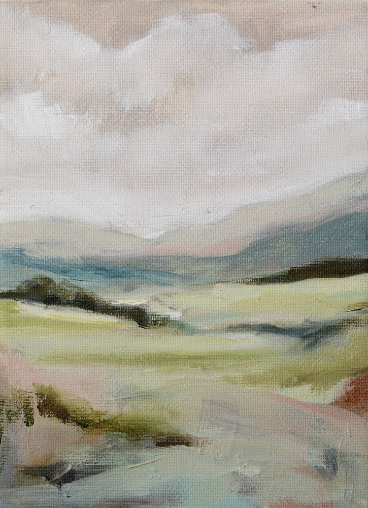 Serene Mountain Valley by Tamar Green