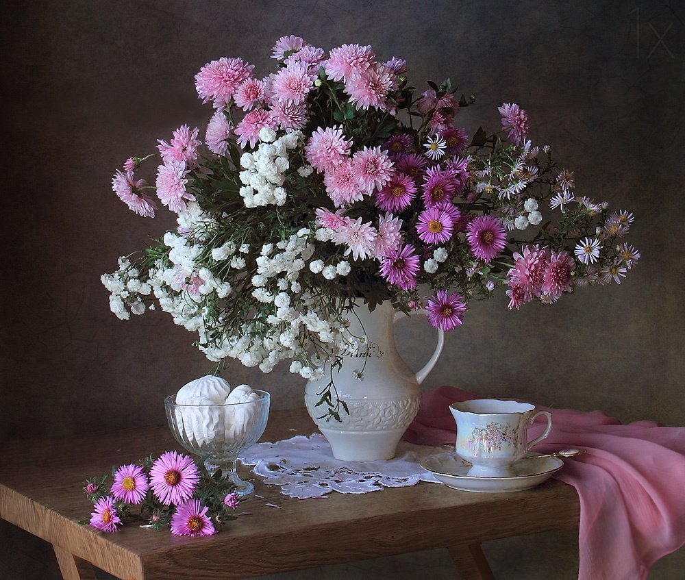 Cozy Floral Still Life by Tatyana Skorokhod
