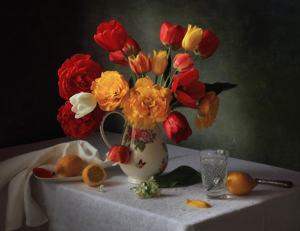 Vibrant Floral Still Life by Tatyana Skorokhod
