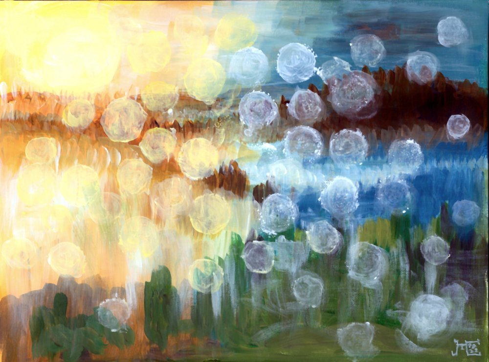 Dreamy Abstract Lightscape by Tim Hoinkis