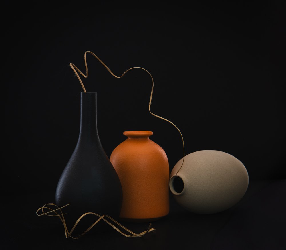 Modern Vases Still Life by Tina Reid