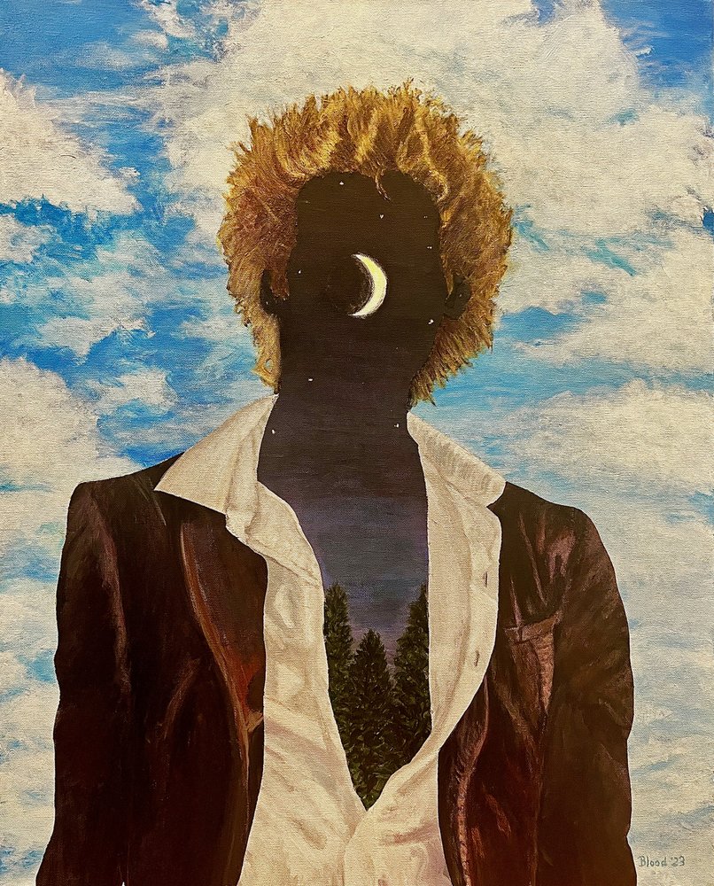 Moon Head Forest Chest by Tom Blood
