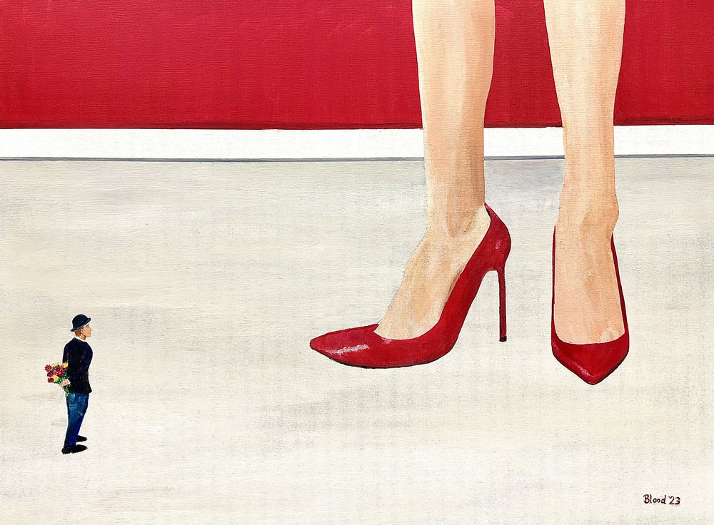 Red Heels and Tiny Love by Tom Blood