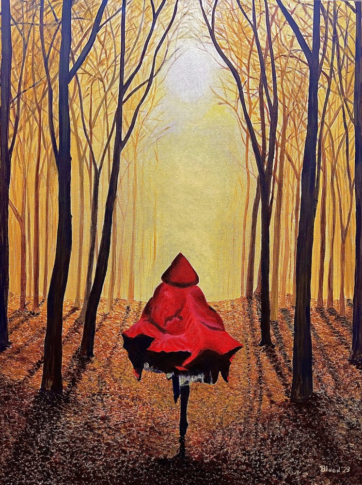 Red Hood Forest Path by Tom Blood