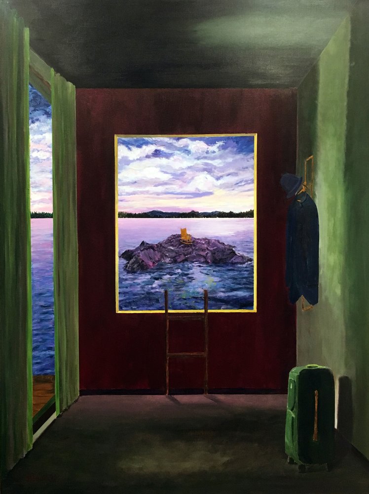 Surreal Room Lake View by Tom Blood