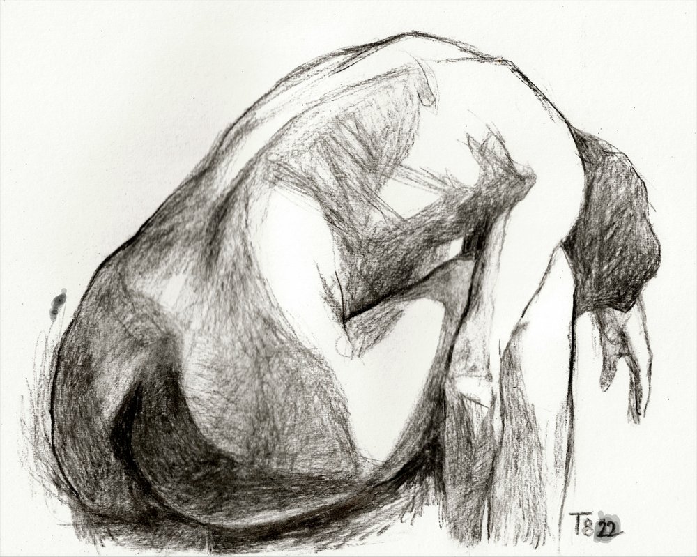 Crouching Inner Struggle by Tore Bahnson