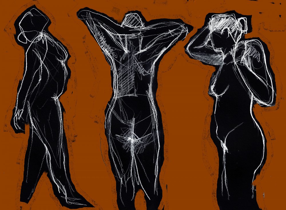 Dynamic Nude Forms by Tore Bahnson