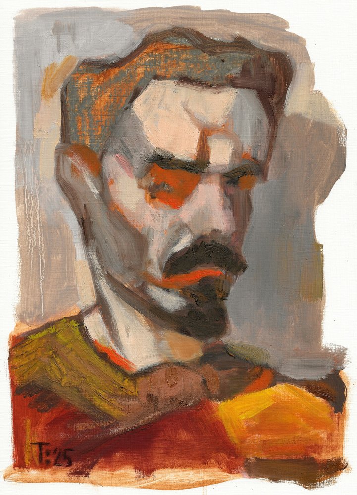 Intense Male Portrait by Tore Bahnson