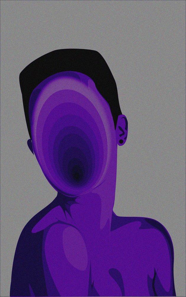 Abstract Purple Void by UMUUNTU
