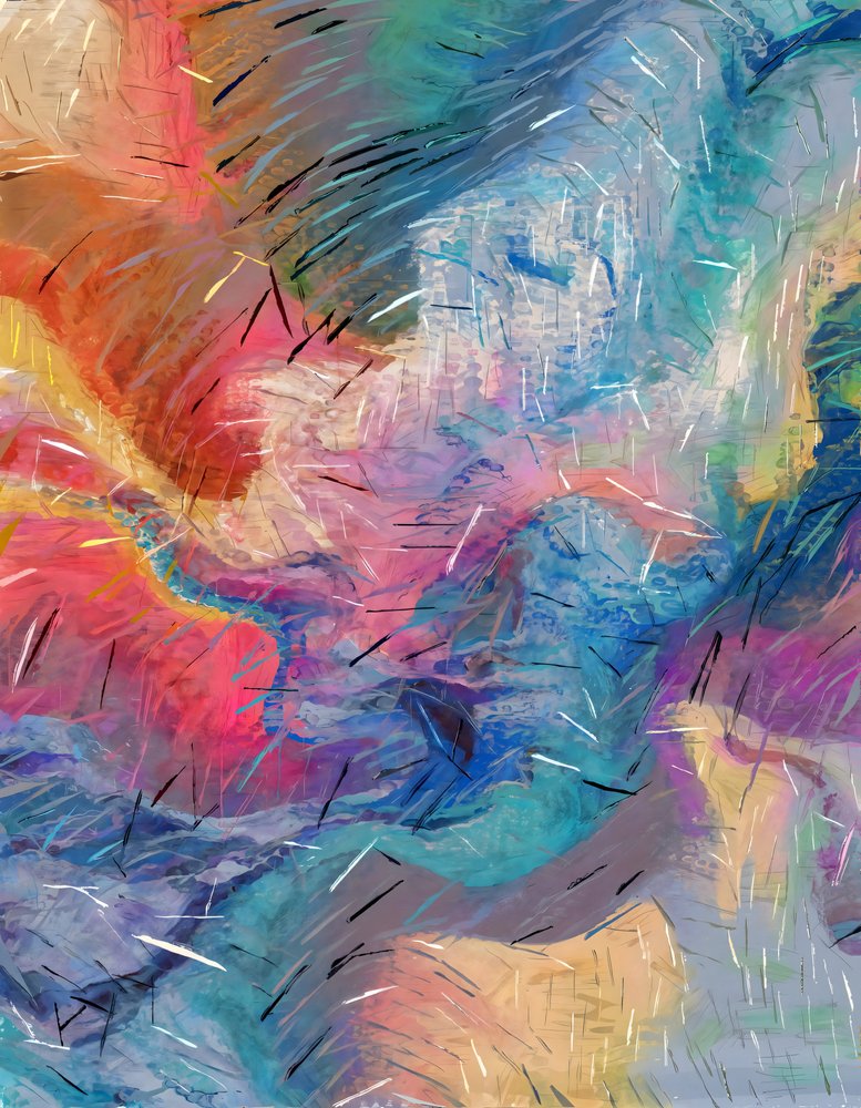Energetic Color Movement by Uma Gokhale