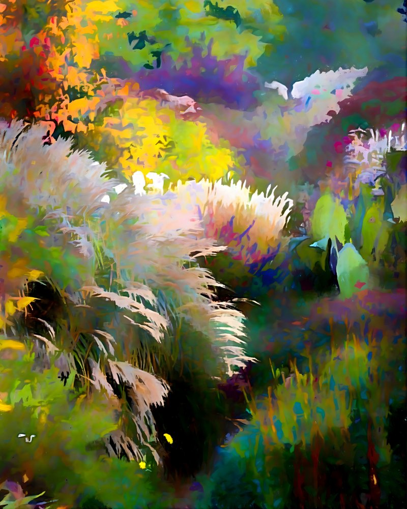 Vibrant Garden Impression by Uma Gokhale