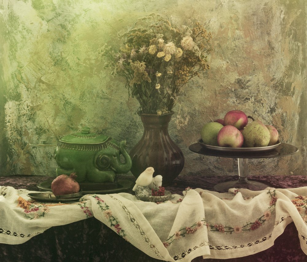 Rustic Elephant Still Life by UstinaGreen