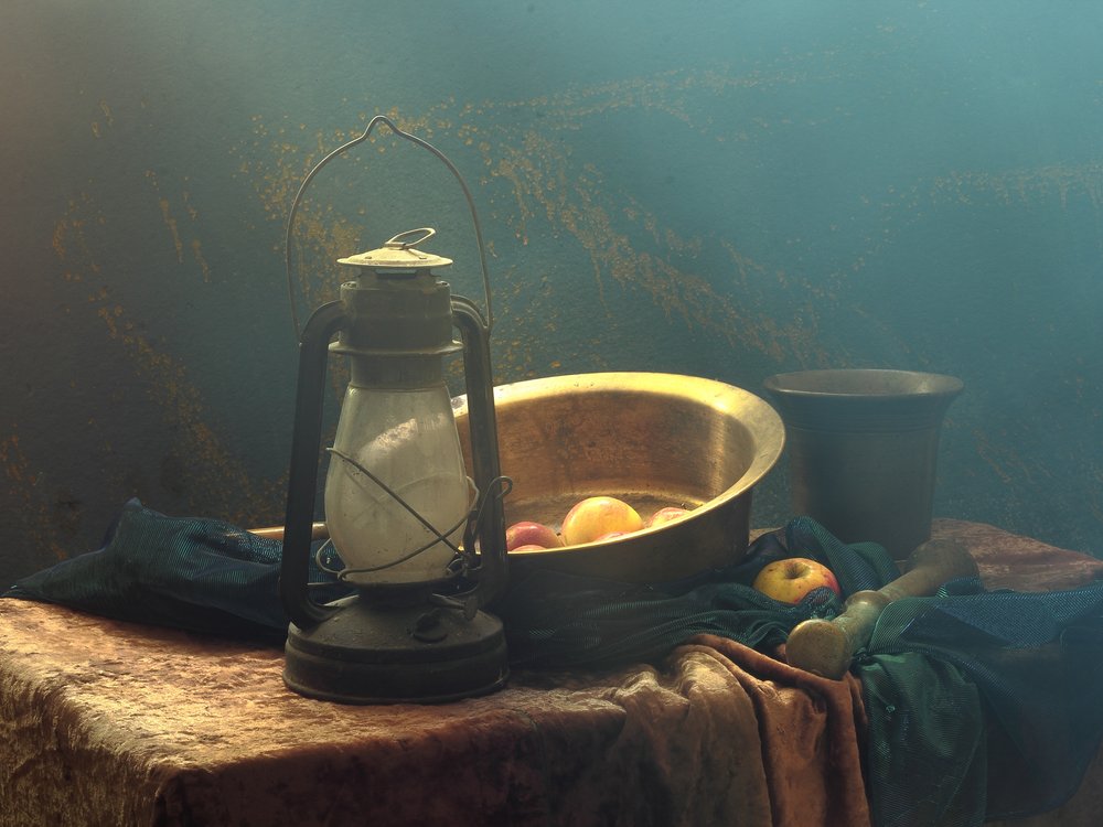 Rustic Lantern Still Life by UstinaGreen
