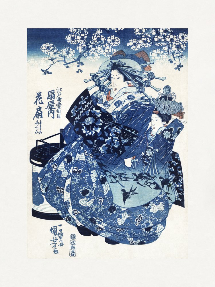 Japanese Woman by Utagawa Kuniyoshi