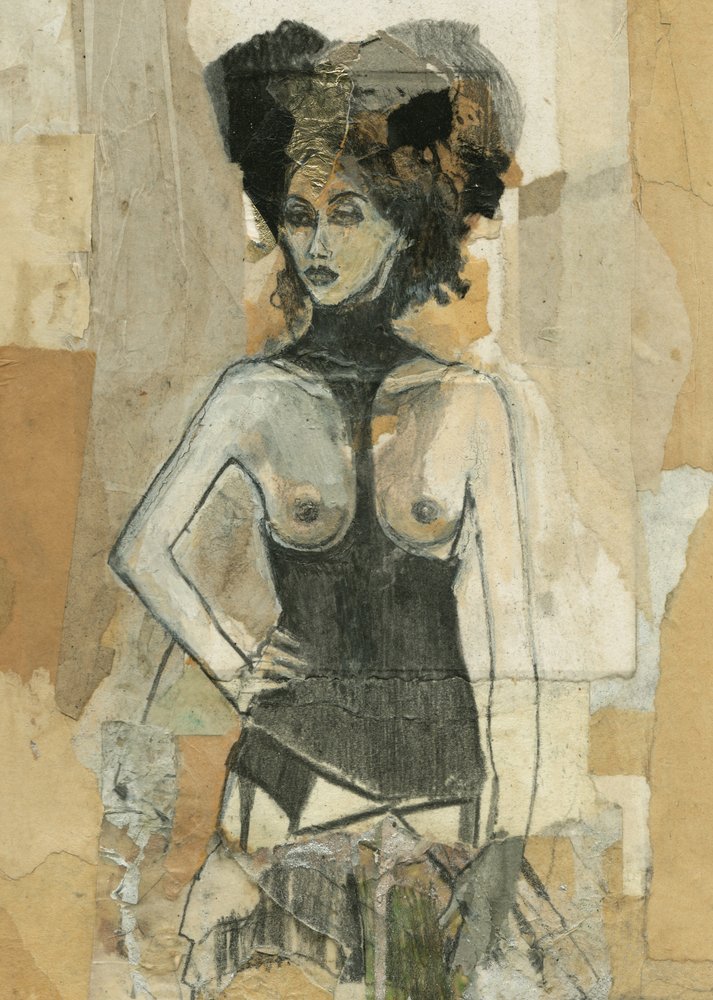 Abstract Female Figure by Ute Rathmann