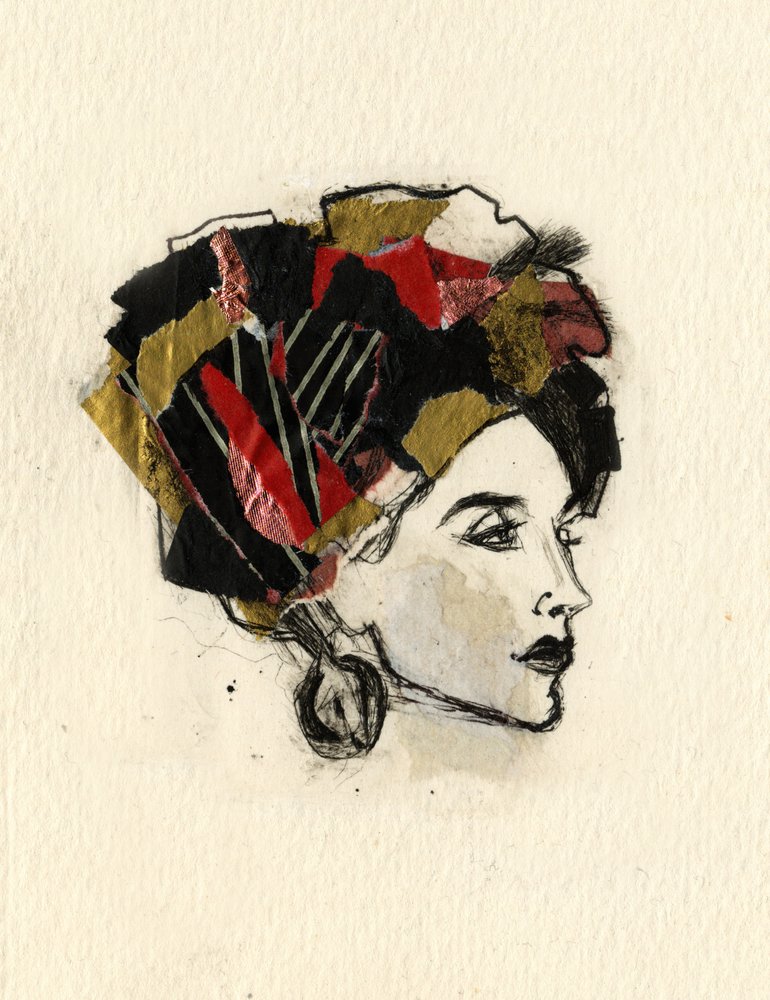 Chic Woman Headpiece by Ute Rathmann