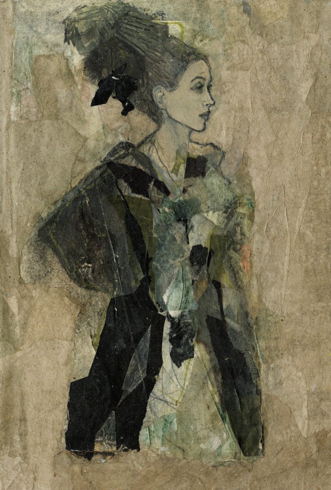 Elegant Abstract Woman by Ute Rathmann