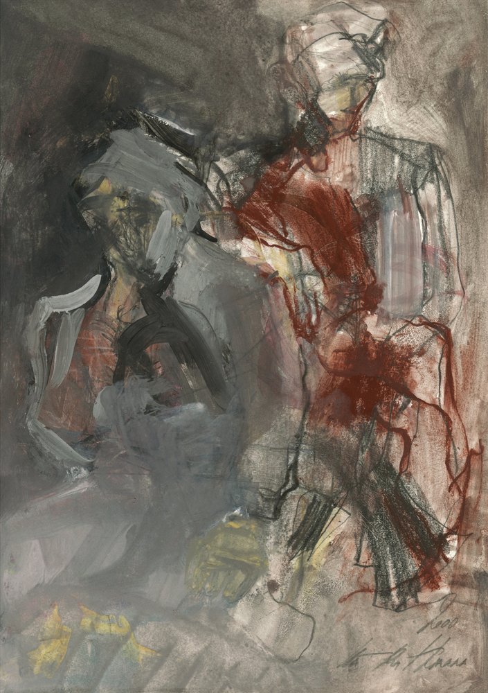 Expressive Red Figures by Ute Rathmann