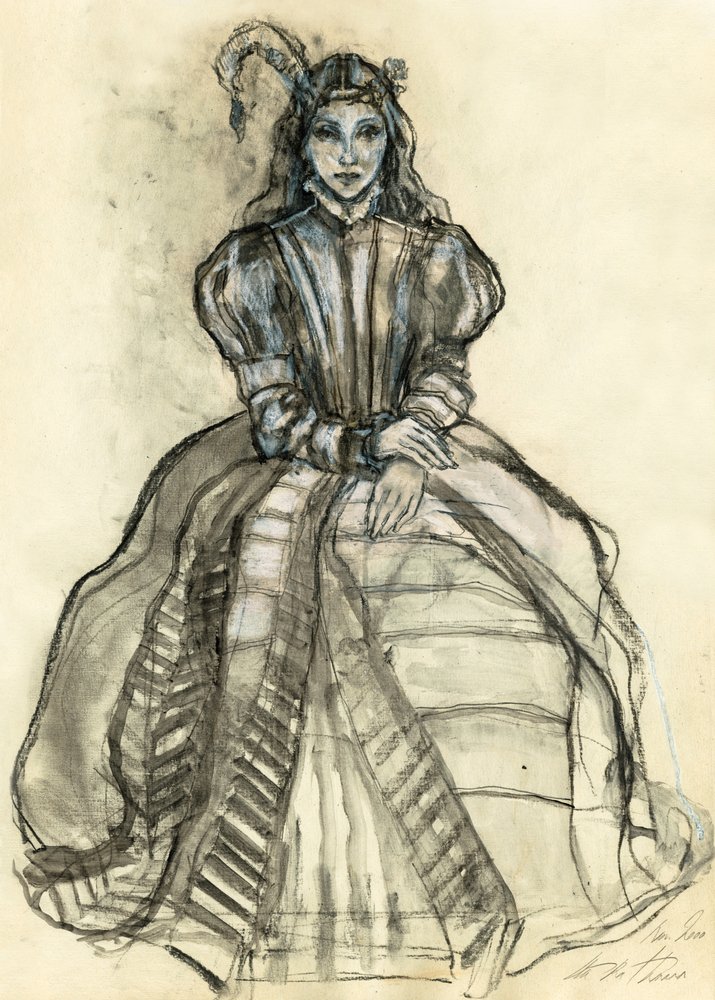 Gothic Fantasy Woman by Ute Rathmann