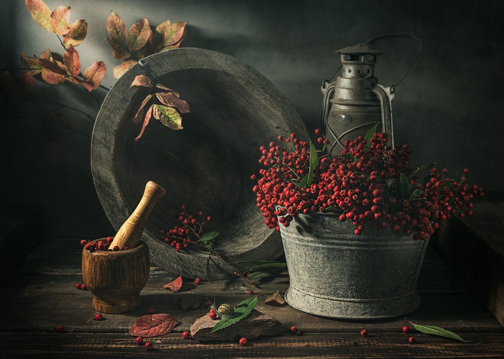 Autumn Harvest Still Life by Vadim Kulinsky