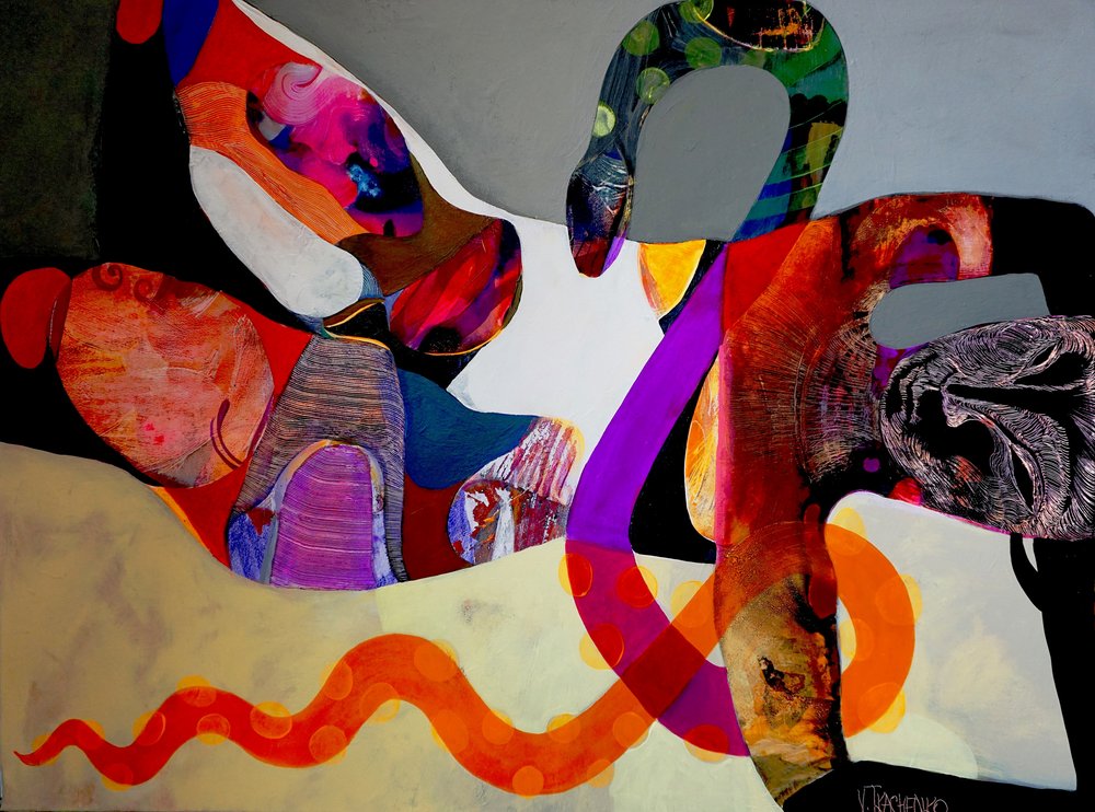 Colorful Abstract Flow by Victor Tkachenko
