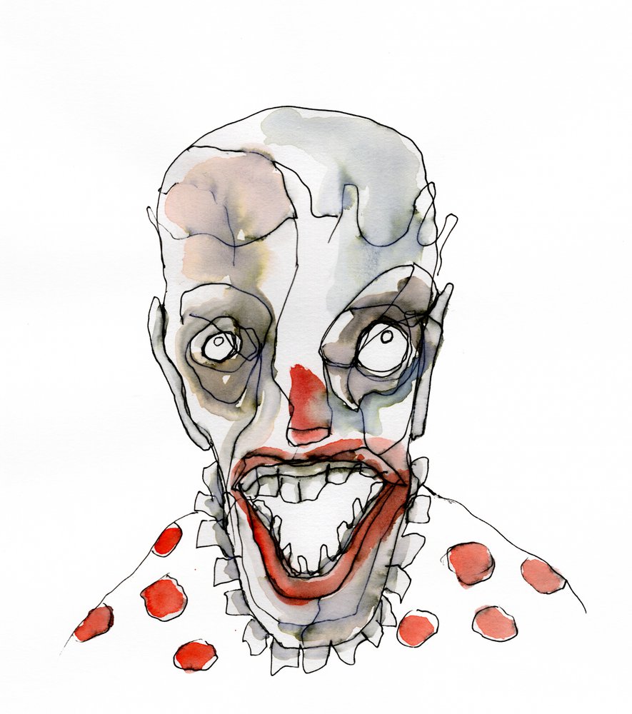 Creepy Clown Grin by Wildemar Doomgriever