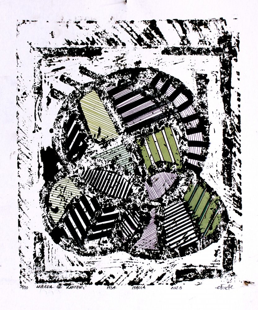 Striped Abstract Pattern by andrea de ranieri