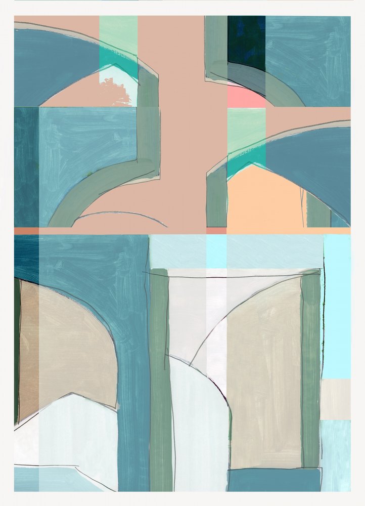 Abstract Arches Composition by cartissi