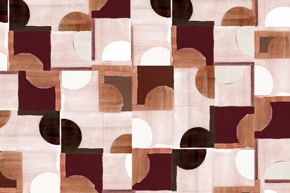 Abstract Block Pattern by cartissi