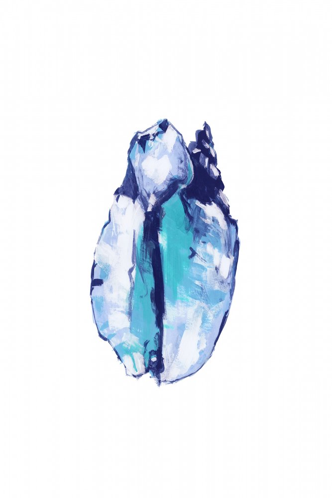 Abstract Blue Crystal by cartissi