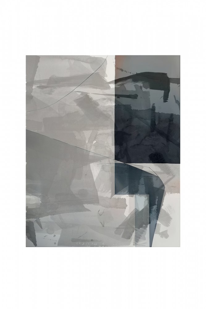 Abstract Grey Blue by cartissi