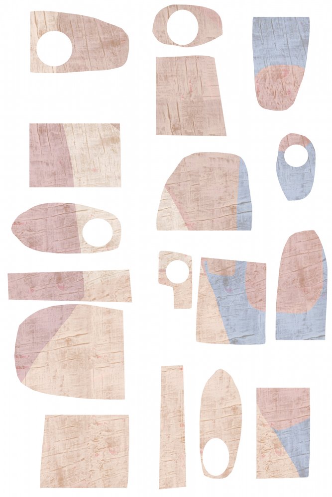 Abstract Pastel Shapes by cartissi