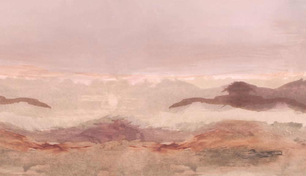 Abstract Pink Horizon by cartissi