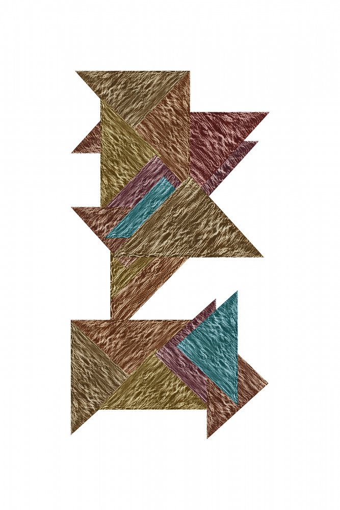 Abstract Textured Puzzle by cartissi