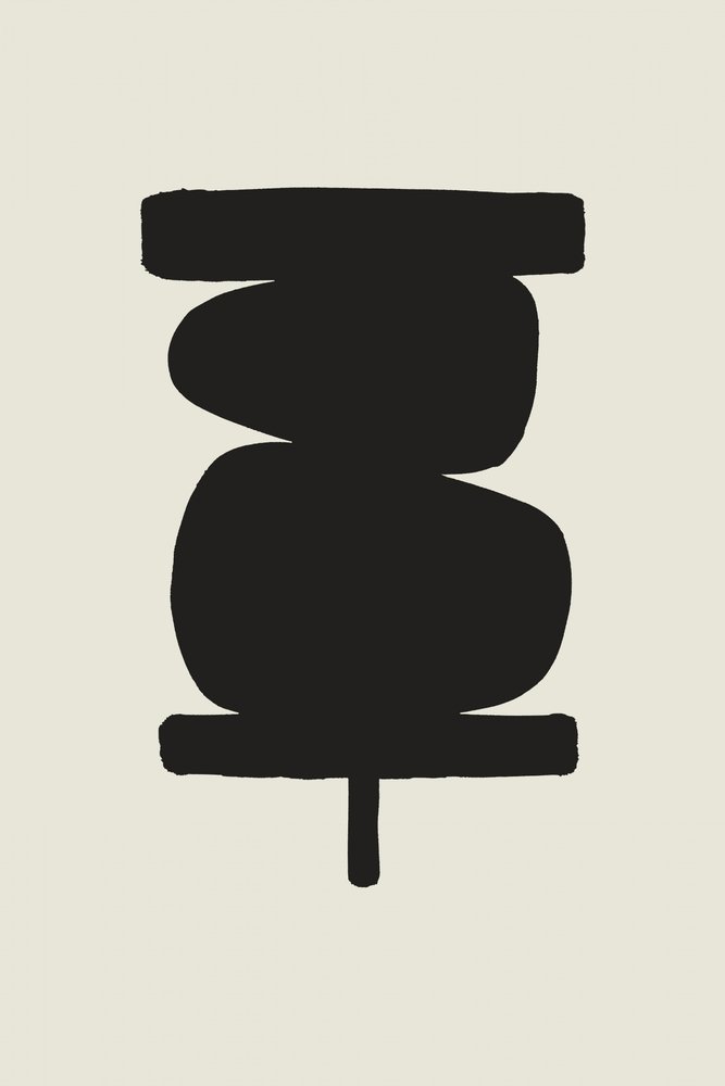 Black Balance Abstract by cartissi