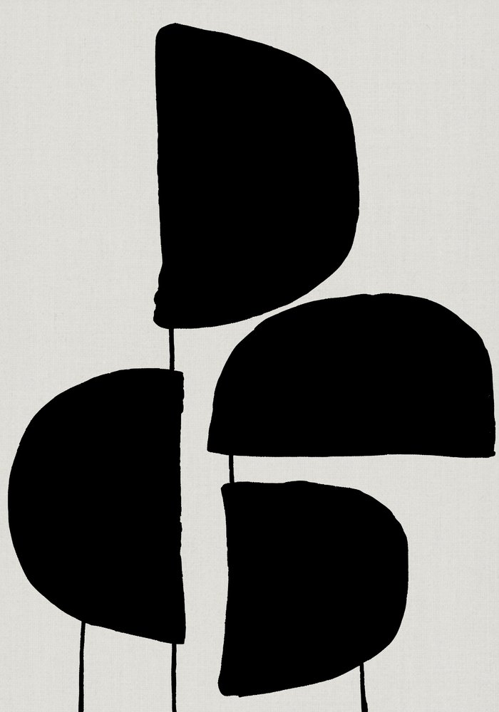 Black Organic Shapes by cartissi