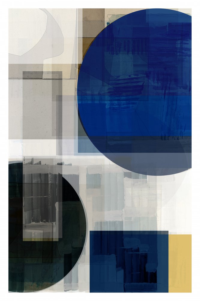 Blue Geometric Layers by cartissi