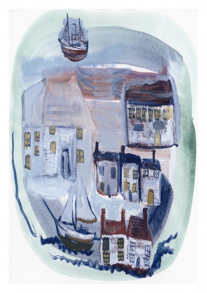 Charming Harbor Village by cartissi
