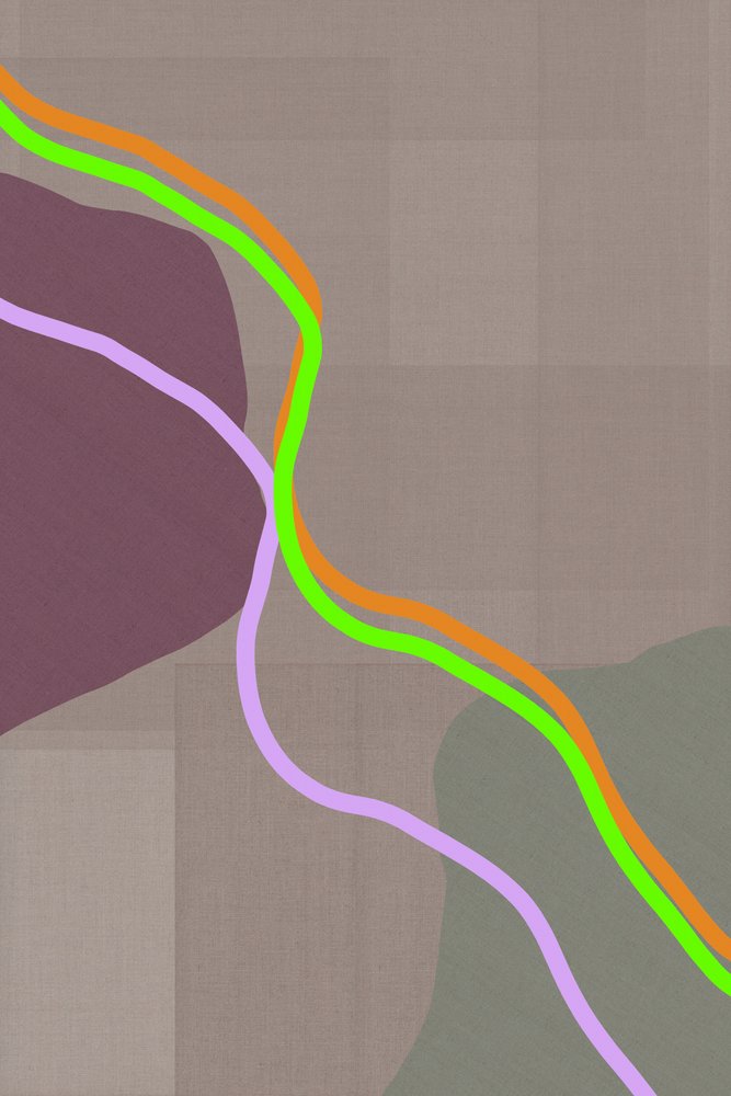 Colorful Abstract Curves by cartissi