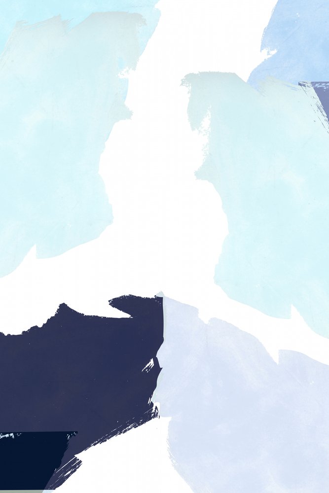Cool Blue Brushstrokes by cartissi