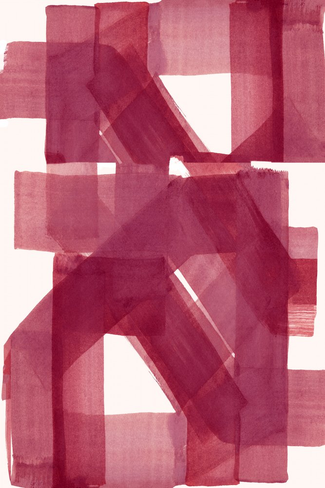 Crimson Geometric Layers by cartissi