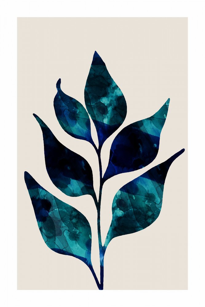 Deep Blue Botanicals by cartissi